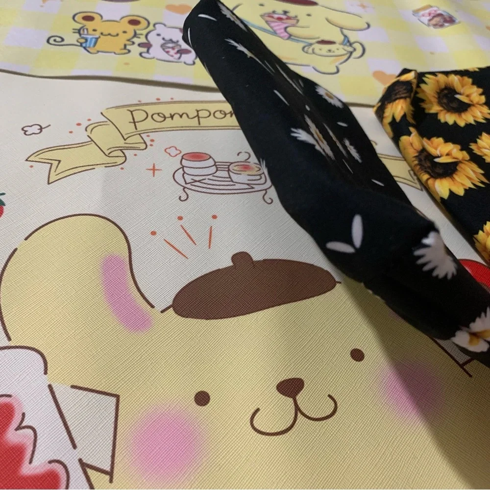 2 Floral Print Zip Cosmetic Pouches